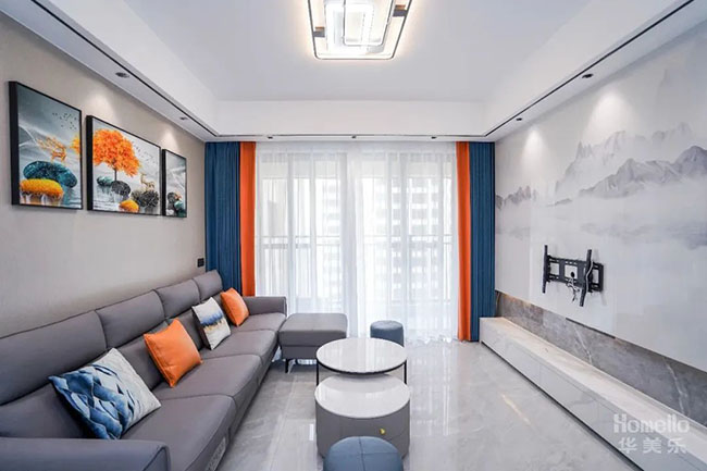 136㎡四居，合理化橫廳構筑，軟裝功能改造，詮釋簡約美學